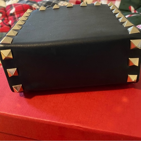 Valentino Garavani Black Mini Bag with Gold Studs - Picture 11 of 16
